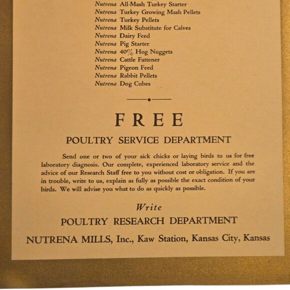 Antique Dutch Windmill Lithograph Print Nutrena Mills Advertising Promo - Picture 10 of 16